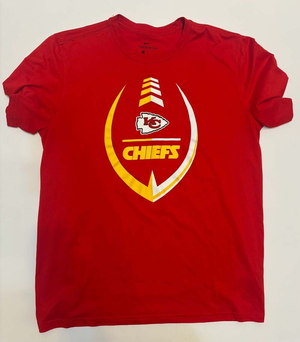 Nike Kansas City Chiefs Dri-Fit Icon Legend Performance T-Shirt Red Men's Size L